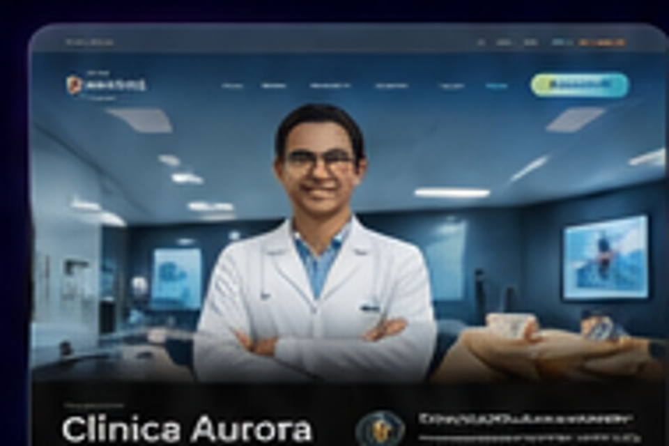 Prévia demonstrativa do projeto Clínica Aurora